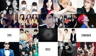 2015 comeback idols
