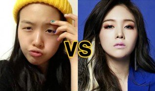 11 Korean Celebs Without Makeup