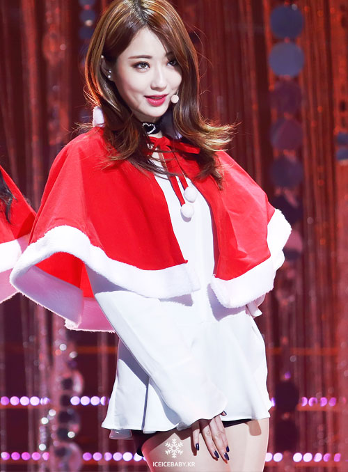kyungri 9muses kpop sexy santa girl christmas 2015