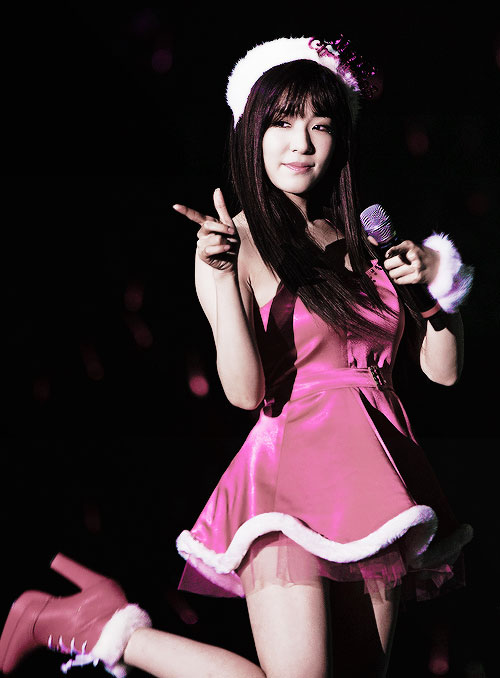 tiffany snsd kpop sexy santa girl christmas 2015