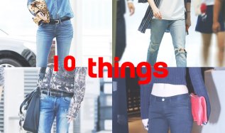 10things blue jeans denim korean celebrity