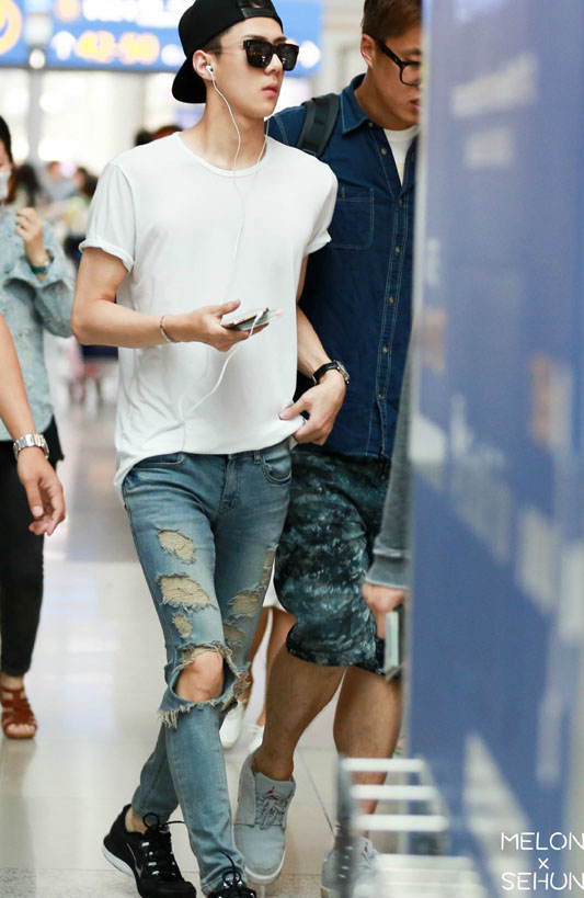 sehun airport 2015