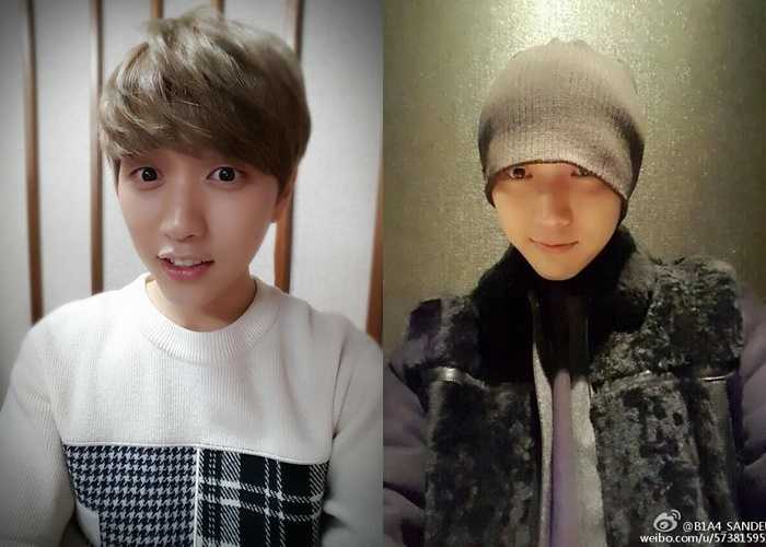 sandeul b1a4 ugly selfies idol stars
