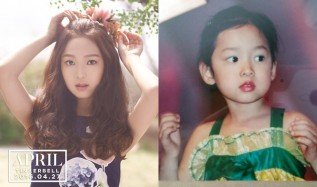 April, dsp april, kpop april, april comeback, 2016 kop comeback, april tinkerbell, april sing, april chilhood photos, april 2nd mini album, hyunjoo, naeun, jinsol, chaewon, yena