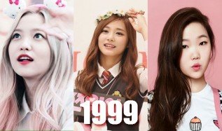 kpop, kpop idols, kpop idols 1999, kpop idols born in 1999, tzuyu, chaeyoung, naeun, april naeun, kim yoo jung, kim so hyun, akmu, akmu suhyun, jin ji hee, red velvet, red velvet yeri, oh my girl, oh my girl arin, ioi, ioi choi yoojung,